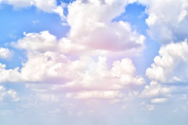 Gökyüzü bulutlu temizleyin