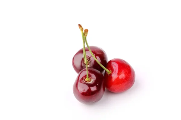 Cherry izolované na bílém pozadí — Stock fotografie