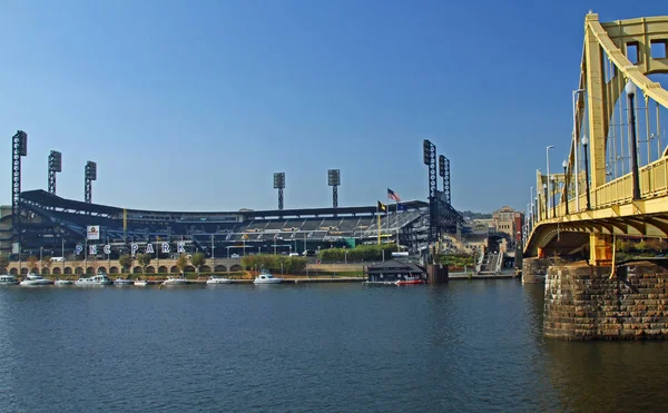 Pittsburgh Oct Pnc Park Located North Shore Downtown Pittsburgh Home — Stock Photo, Image