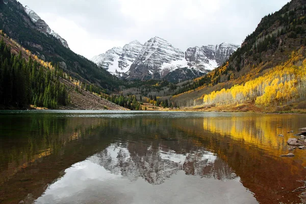 Maroon Bells Royaltyfria Stockbilder