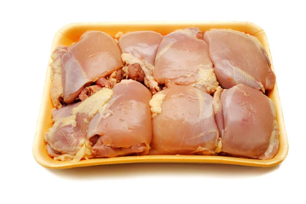 Cosce di pollo disossate — Foto Stock