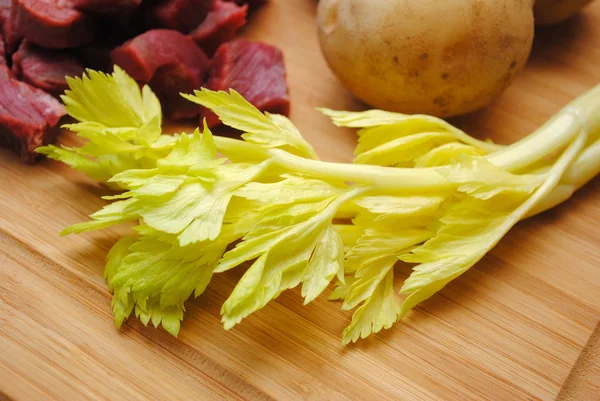 Fresh Celery Stalk with Other Ingredients — Stock Photo, Image