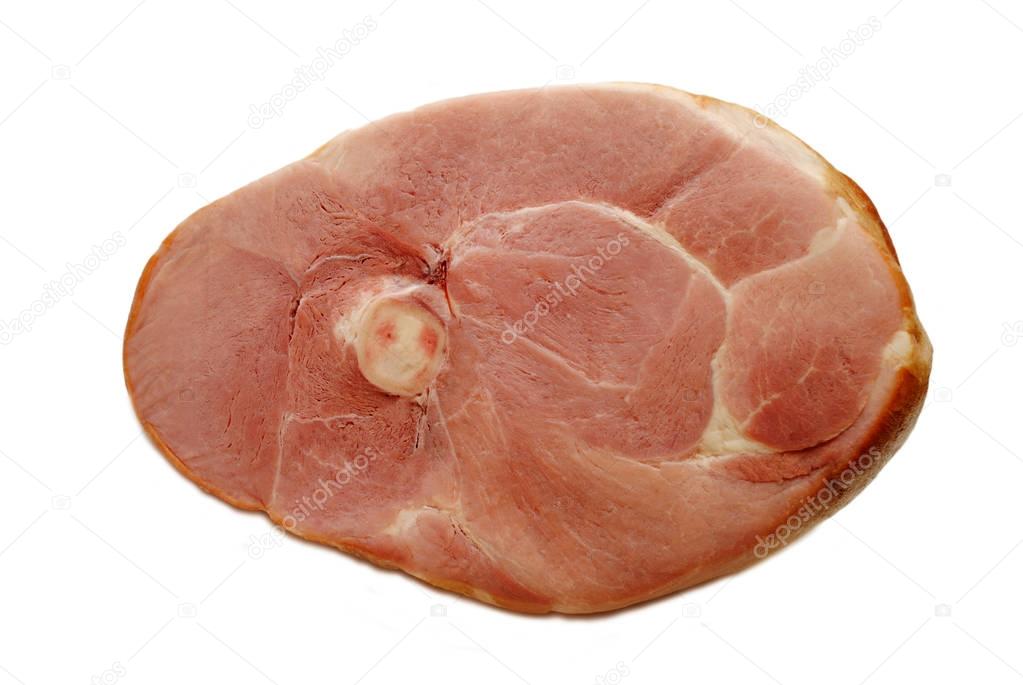 Ham Isolated Over a White Background