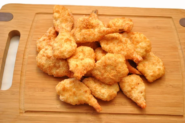 Breaded Butterfly Shrimp — Stock Photo, Image