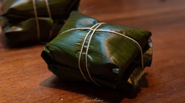 Tamales typical food of Costa Rica Royalty Free Stock Images