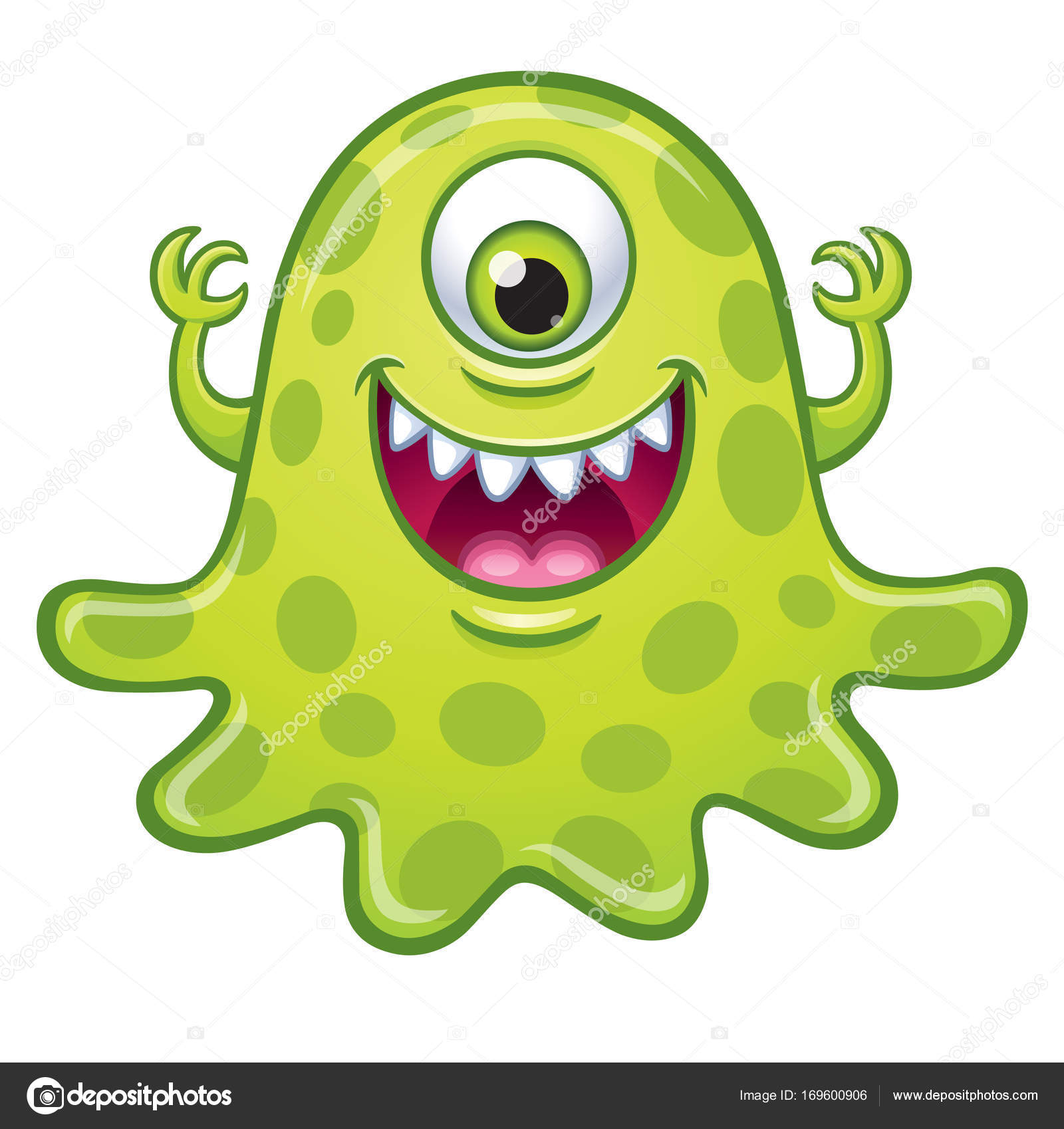 Green One-Eyed Monster Stock Photo by ©RodSavely 169600906 Green One-Eyed Monster Stock Photo by ©RodSavely 169600906