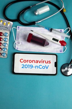 Coronavirus 2019-ncov. Corona virüsü salgını. Salgın Virüs Solunum Sendromu. Çin.
