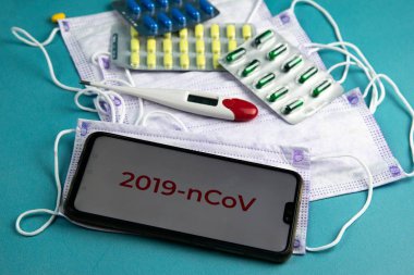 Coronavirus 2019-ncov. Corona virüsü salgını. Salgın Virüs Solunum Sendromu. Çin.