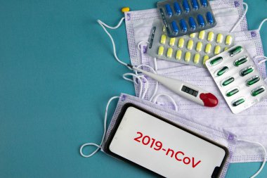 Coronavirus 2019-ncov. Corona virüsü salgını. Salgın Virüs Solunum Sendromu. Çin.