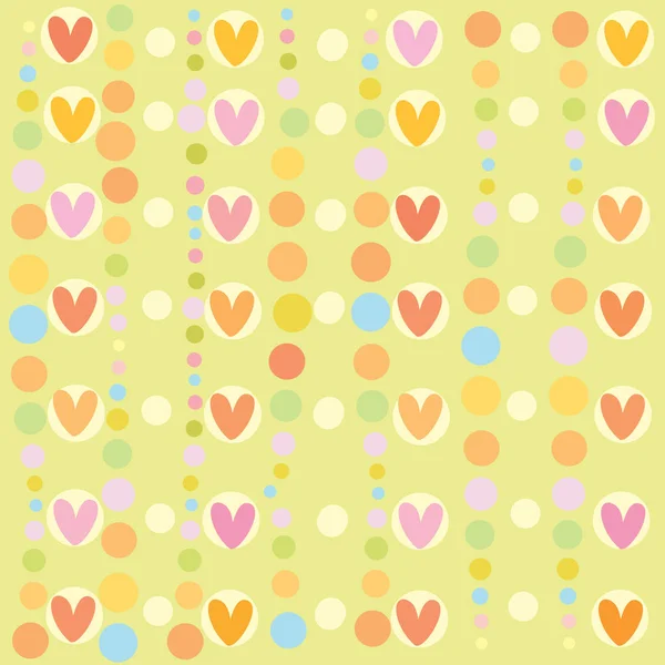 Romantischer Hintergrund Für Valentinstag Mit Liebe Herzblumen Blätter Sechsecke Kreise — Stockfoto