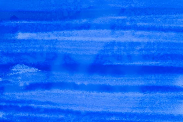 水彩的蓝色画的背景 — 图库照片