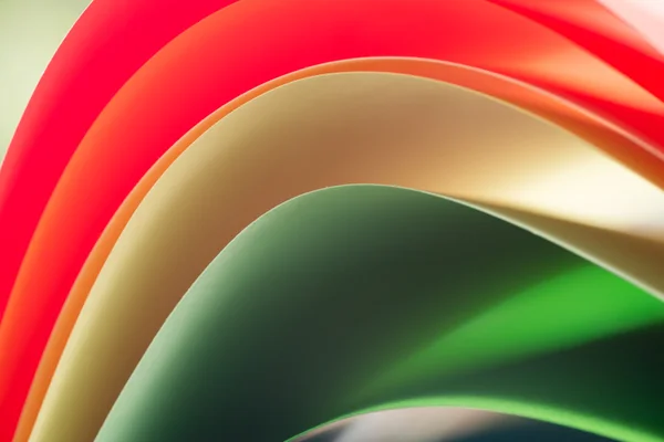 Macro of colorful sheets of paper — Stock Photo, Image