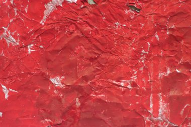kırmızı boyalı folyo arka plan dokusu