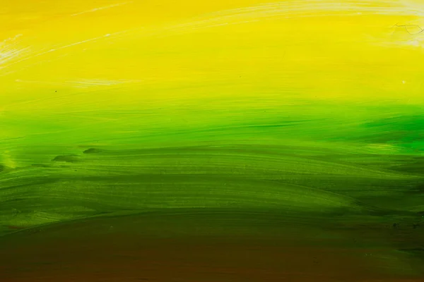 Green and yellow painted background texture — Stock Photo, Image