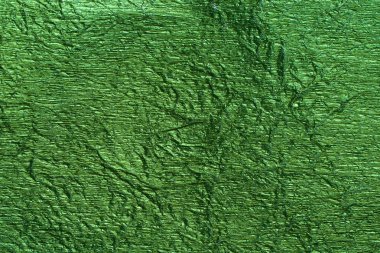 yeşil metalik folyo arka plan dokusu 