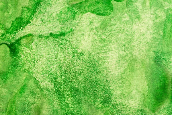 Aquarela verde fundo pintado — Fotografia de Stock