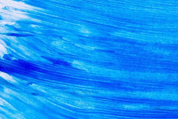 青い水彩塗りのテクスチャ背景 — ストック写真