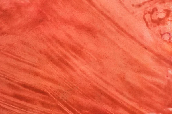 Röd akvarell målad textur bakgrund — Stockfoto