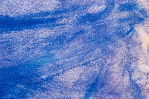 Acquerello blu dipinto texture sfondo — Foto Stock