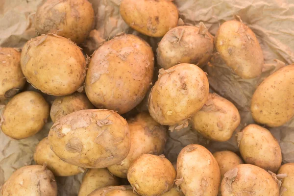 Organic raw potatoes — Stock Photo, Image