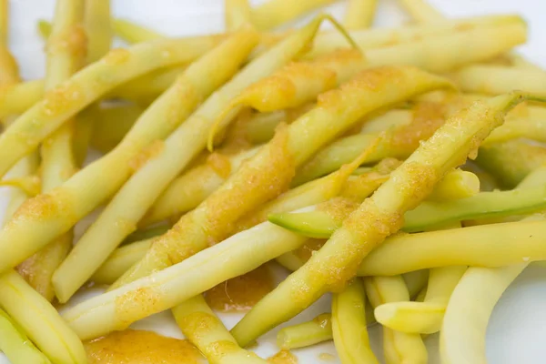 Vařené fazole žluté — Stock fotografie