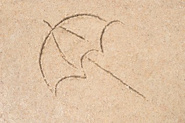 şemsiye kuma çizim 