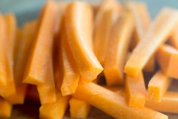 Chopped carrot selective focus — Stock Photo, Image