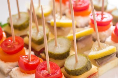  mini sandviç seçici odak 