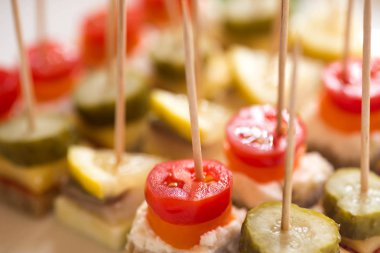  mini sandviç seçici odak 