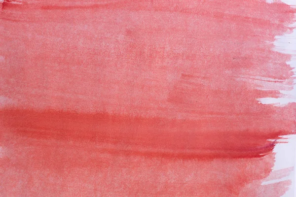 Rode aquarel krijt op papier achtergrondstructuur — Stockfoto