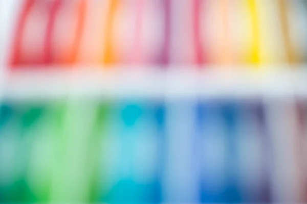 Multicolore sfondo sfocato di pastelli colorati — Foto Stock