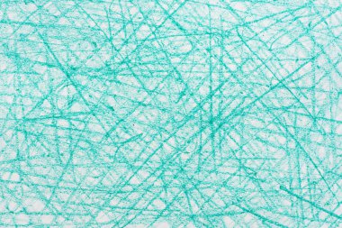 Turkuaz mum boya karalamalar arka plan dokusu 
