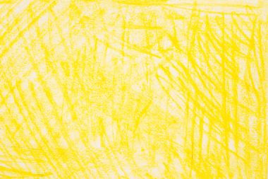 Sarı pastel boya arka plan doku doodles 