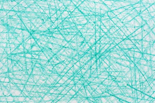 Turkuaz mum boya karalamalar arka plan dokusu 