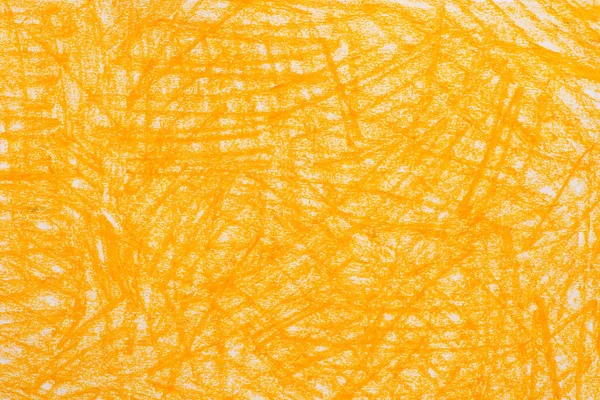 Jaune crayon gribouillis fond texture — Photo