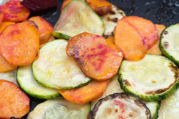 Fried vegetables closeup — Stock Photo, Image