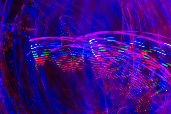 Multicolored abstract lights motion blur — Stock Photo, Image