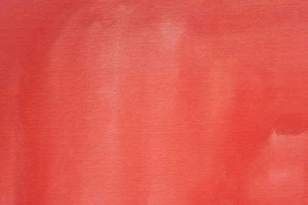 Красный акварель окрашены текстуру фона на бумаге — стоковое фото