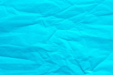 Mavi buruşuk kağıt doku arka plan doku 