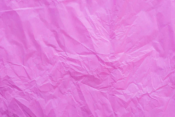 Rosa faltiges Papiertaschentuch Hintergrund Textur — Stockfoto