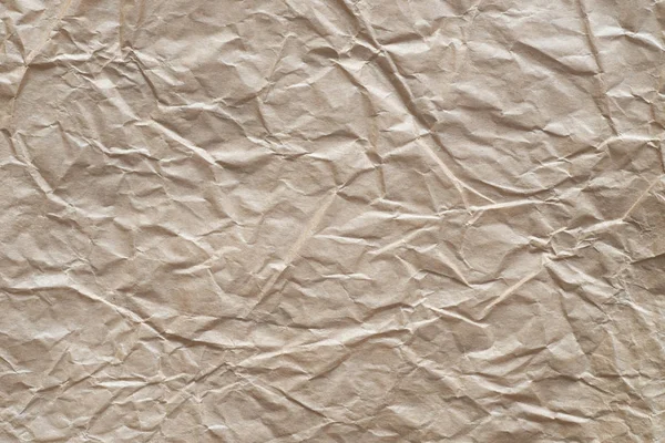 Brown τσαλακωμένο χαρτί υφή φόντου — Φωτογραφία Αρχείου