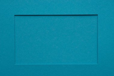 Mavi boş kağıt resim çerçeve Paspartu