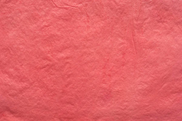 Textura de tocino de papel tejido arrugado rojo — Foto de Stock