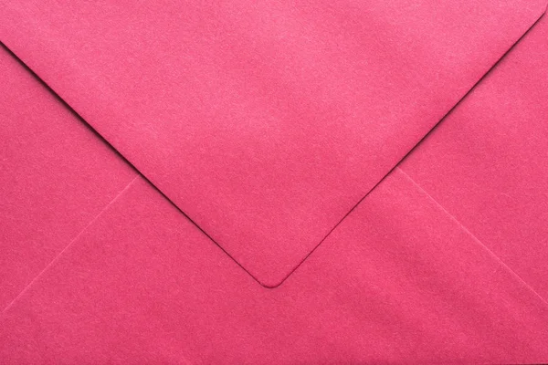 Enveloppe vide rouge macro fond — Photo
