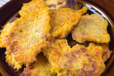 kızarmış kabak damla çörek 