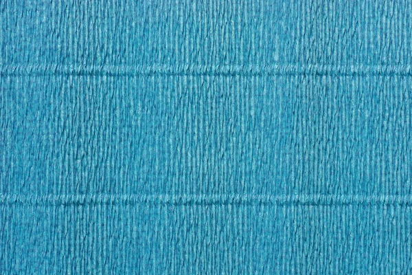 Fondo de textura de papel crepé azul — Foto de Stock