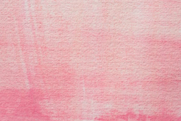 Rózsaszín aristic akvarell festett textúra háttér — Stock Fotó