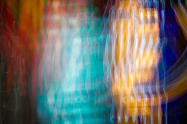 çok renkli hareket bulanık ışıklar desen 