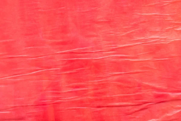 Piros gyűrött selyempapír bacground textúra — Stock Fotó