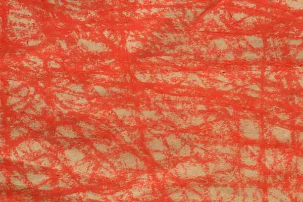 背景テクスチャ描画赤いパステル クレヨン — ストック写真